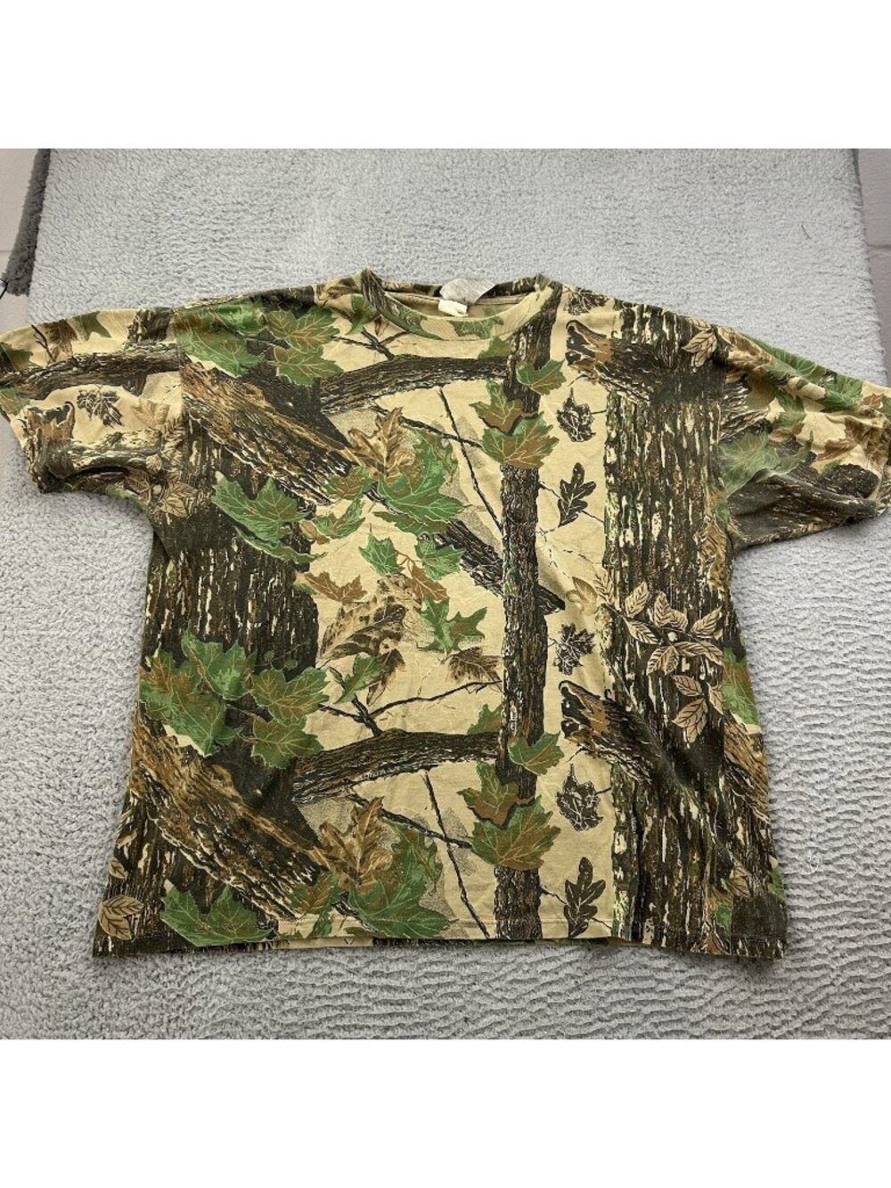 Jerzees Camo Short Sleeve Mens Shirt Size XL Hunting Outdoors Y2K